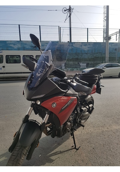 2020-24 Yamaha Mt07 Tracer Uzun Ön Cam Açık Füme Zeus 52 Mt700