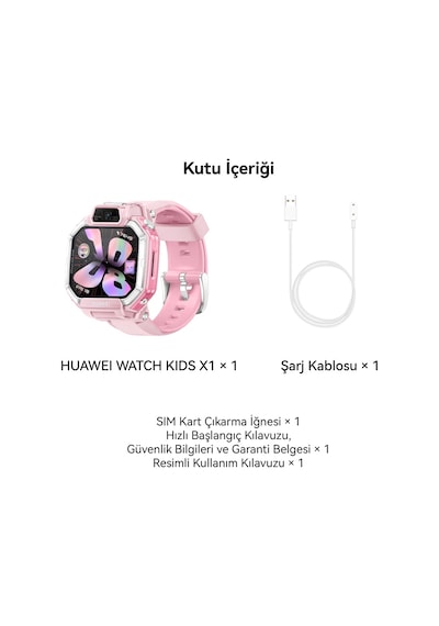 Huawei Watch Kids X1 Akıllı Çocuk Saati (Distribütör Garantili))