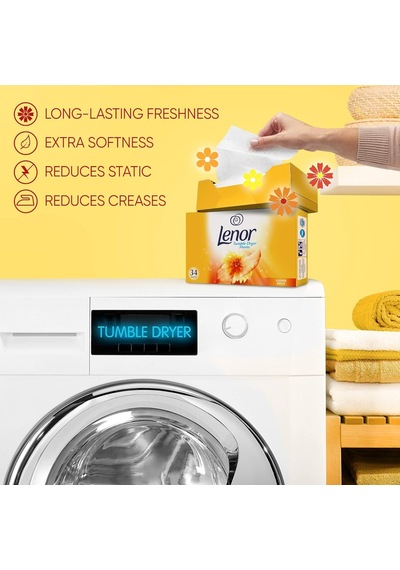 Lenor Kurutucu Çarşafları 34 Yaprak Yaz Esintisi