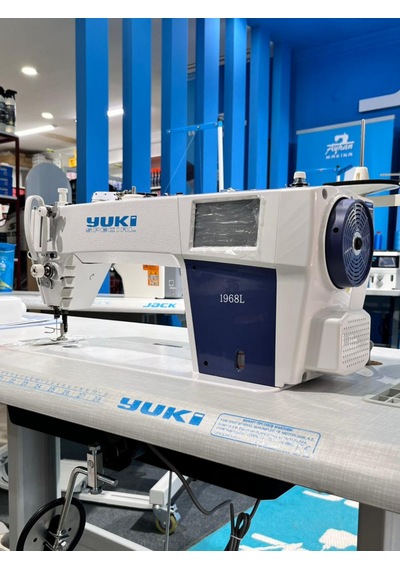 Yuki Yk-dm-1968 Full Otomatik Düz Dikiş Makinası 3'lü Step Motor Sistemi Uzun Gövde, Geniş Çalışma Alanı