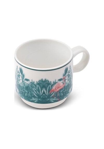 Karaca Jungle 5 Parça Standlı Çay Fincanı Seti 160 Ml