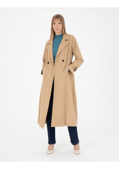 Pierre Cardin Kadın Camel Trençkot 50285223-vr015 Camel