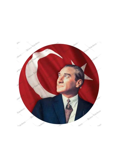 Atatürk Türk Bayrağı Türkiye Başbuğ Sticker 00629 Atatürk Türk Bayrağı Türkiye Başbuğ Sticker 00629