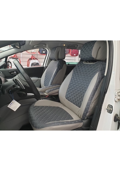 Peugeot 5008 7 Kişilik Araca Özel Deri Oto Koltuk Kılıfı 398665059