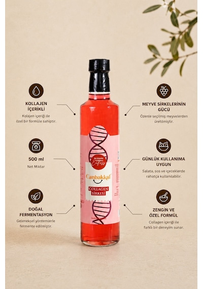 Canbakkal Kolajen Sirkesi 500 ML