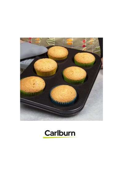Premium Yüksek Isıya Dayanıklı Uzun Ömürlü Yapışmaz Yıkanabilir 6 Gözlü Muffin Cupcake Kalıbı Çok Renkli