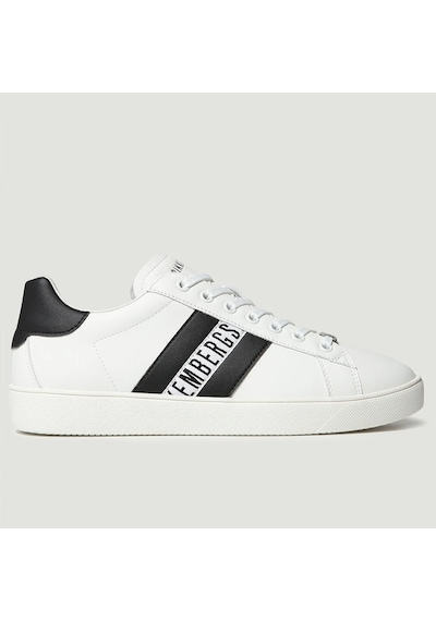 Sneaker Günlük Erkek 19134/cp A Bkku Bikkembergs 64039996 Scarpa Uomo Mıcrofıber Bianco Bianco