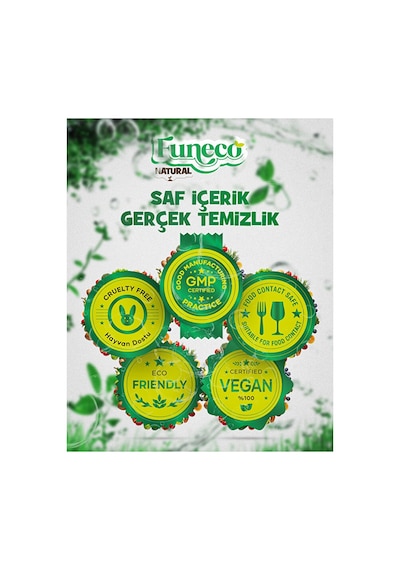Natural Meyve & Sebze Yıkayıcı 100g 30 Kullanımlık - Bitki Ve Mineral Bazlı Temizleyici Toz Beyaz