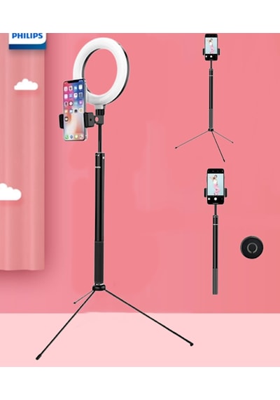 Philips Dlk3621n Tripod - Ring Light - Selfie Çubuğu 3in1 - 160cm
