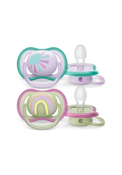 Philips Avent Ultra Air Emzik 0-6 Ay 2li Kız Scf085/59 Çok Renkli
