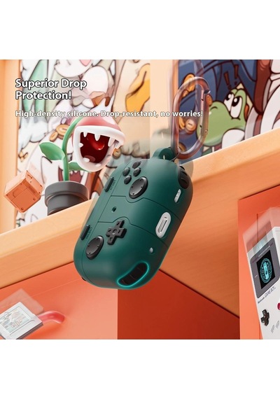 Caseonn Apple Uyumlu AirPods Pro 3 Kılıf Retro Gamepad Siyah