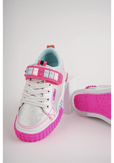 Muggo Sonic Garantili Legolu Bağcıklı Ve Cırtlı Ortopedik Çocuk Sneaker Spor Ayakkabı 001