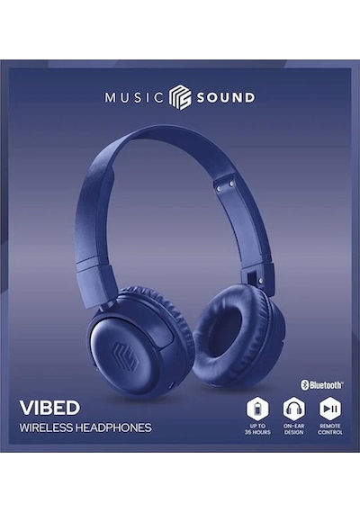 Cellularline Music Sound Vibed 5.0 Bluetooth Kulak Üstü Kulaklık