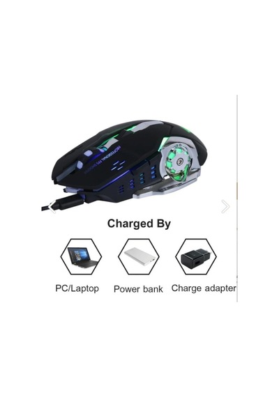 Raynox Rx-gm808 Gaming Wireless Rgb Oyuncu Mouse Şarjlı Pilsiz Sessiz Click 003