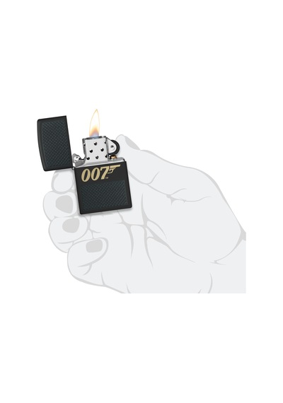 Zippo 218 Bond Bt 007 Gun Logo Çakmak Çok Renkli