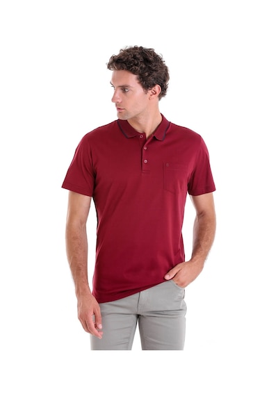 Hatemoğlu Bordo Regular Fit Düz 100% Pamuk Polo Yaka Tişört Bordo Hatemoğlu Bordo Regular Fit Düz 100% Pamuk Polo Yaka Tişört Bordo