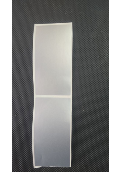 Özsaraç Etiket 45 x 90 Dikey Barkod Etiketi Silver Mat 500 Sarım 5 Rulo 2500 Adet