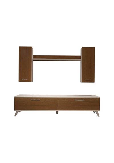 Decoraktiv Eko 5d Slm Std Retro Tv Ünitesi Tv Sehpası Beyaz - Ceviz