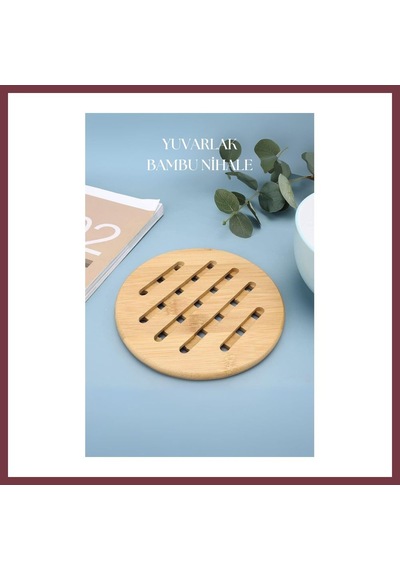 Storeşahin Bambu Nihale Yuvarlak 16,5 Cm Shn0720