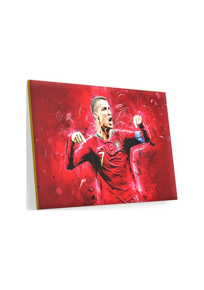 Cakasepetim Cristiano Ronaldo 7 Numaralı Forma Görseli Ahşap Mdf Tablo