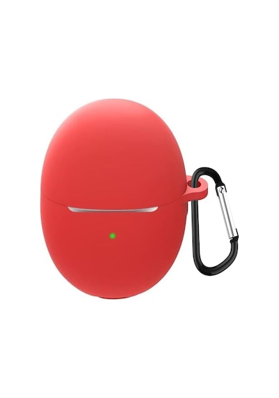 Huawei Freebuds 5 İçin Kılıf Mat Silikon Kırmızı Freebuds 5 İle Uyumlu Kılıf - Kırmızı