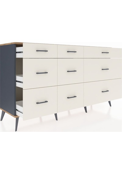 Kronos Konsol 9 Çekmeceli 176x59x99 Antrasit-çam/aytaşı Antrasit-çam/aytaşı Kronos Konsol 9 Çekmeceli 176x59x99 Antrasit-çam/aytaşı Antrasit-çam/aytaşı