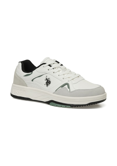 U.s. Polo Assn. Wızard 5pr Beyaz Erkek Sneaker 000000000102021304 Beyaz-yesıl