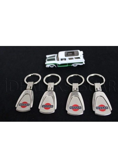 Nissan Metal Oval Anahtarlık Şık Kaliteli Aksesuar Çanta Araba New