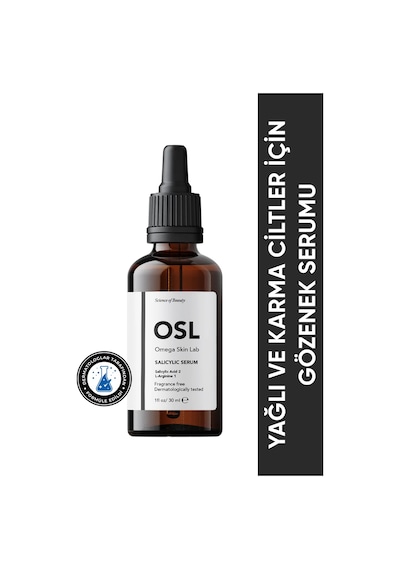 OSL Omega Skin Lab Yağlı Ve Karma Ciltler İçin Salicylic Serum 30 ML