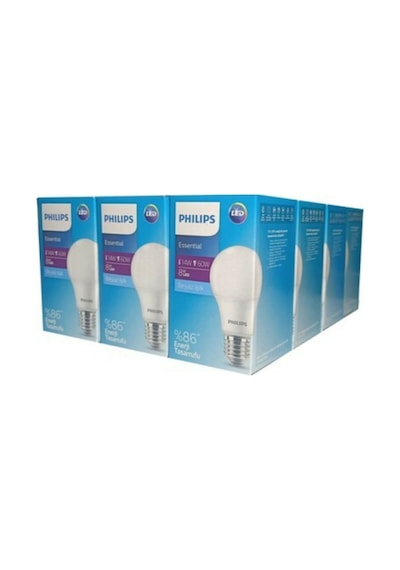 Philips 12'Li 8 W - 60 W Beyaz Işık Led Ampul