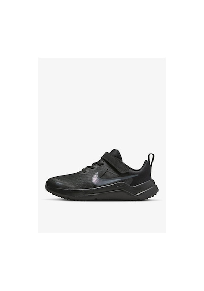 Nike Downshifter 12 Kids Black Psv Kız Çocuk Çırtlı Bantlı Yürüyüş Koşu Ayakkabısı Siyah Siyah