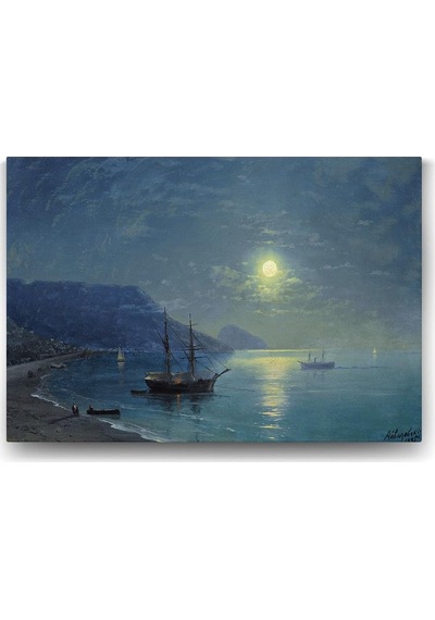 Ayvazovski - Evening In Crimea Tablosu 125 X 80