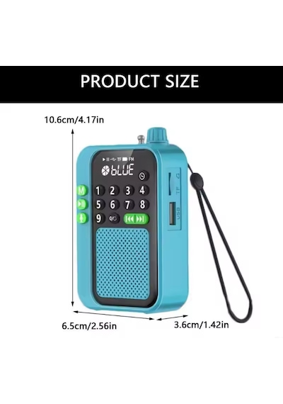 Ultratekno C9 Bluetooth Şarjlı Radyo Usb & Tf Kart Okuyucu Deprem Çantasına Uygun Fm Radyo