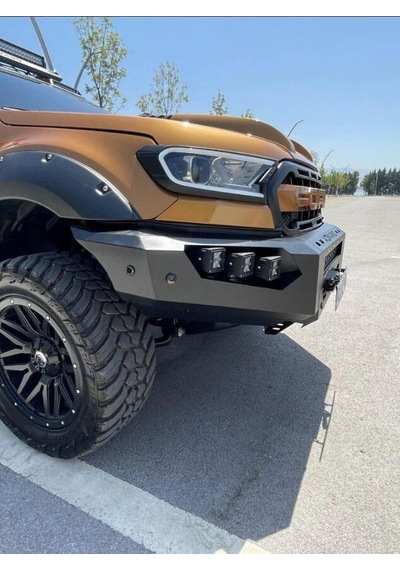 Ford Ranger Uyumlu Yedek Parça 2015-2021 Off Road Çelik Ön Tampon