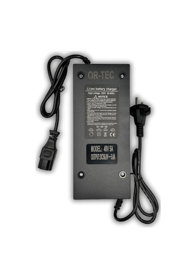 Ortec 48v 5A Li-ıon Ve Lifepo4 Akıllı Lityum Akü Şarj Cihazı