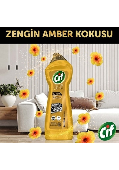 Cif Krem Altın Işıltısı 750 ML