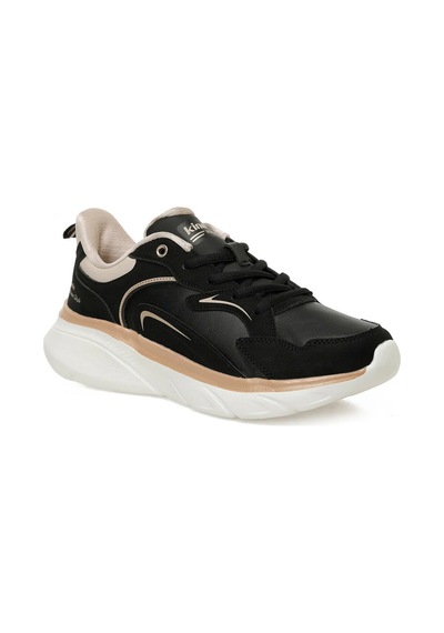 Kinetix Mone Pu W 5pr Kadın Siyah-ekru 36-40 Sneaker Ayakkabı Siyah