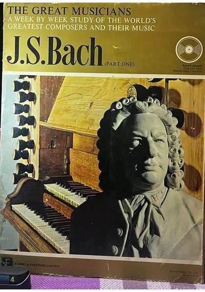 The Great Musicians No. 1 - J.s. Bach Part One - Brandenburg Concertos Nos. 1 & 3 - 10" Vinyl Lp
