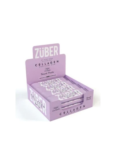 Züber Orman Meyveli Glutensiz Kolajen Protein Bar 12 x 35 G