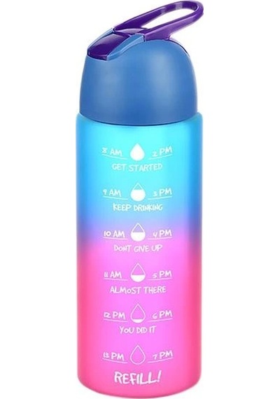 Quick Motivasyonel Matara 500 Ml - 16,9 Oz Çok Renkli