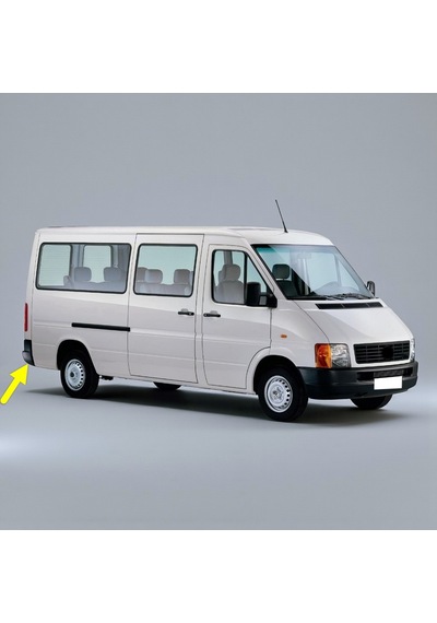 Vw Lt35 Volt 1996-2007 Arka Tampon Sağ Köşe Kaplaması 2d1807322