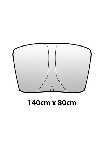 Coofbe Çok Katmanlı Tesla Ön Cam Güneşlik Tesla Model Y Model 3 İçin Ön Cam Güneşliği 140cm X 80cm