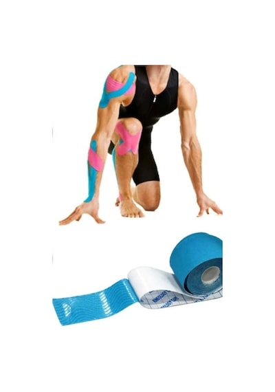 Kinesio Bia Tape Kinesiology 5 CM x 5 M Kas Bandı Mavi