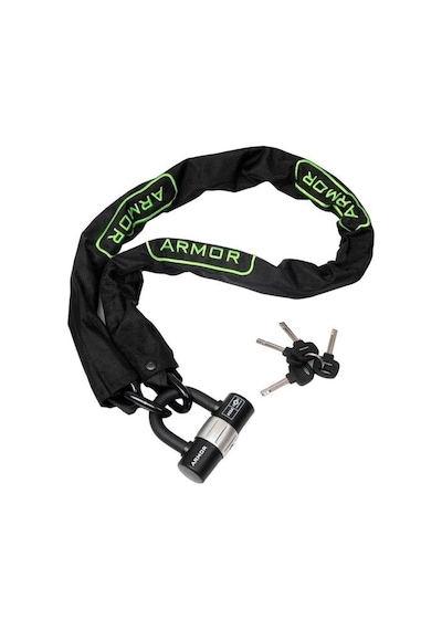 Armor Motosiklet İçin Yüksek Güvenlikli Dövme Çelik Zincir Kilit 10mmx1.20mt-810 Mv