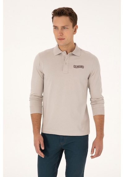 U.s. Polo Assn. Erkek Taş Sweatshirt 50315454-vr049 Tas