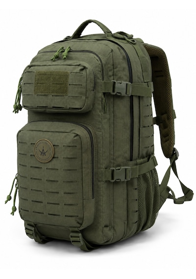 Anadolu Tactical 45l Taktik Sırt Çantası Haki Geniş Hacimli Çok Bölmeli Askeri Kamp Outdoor Çantası