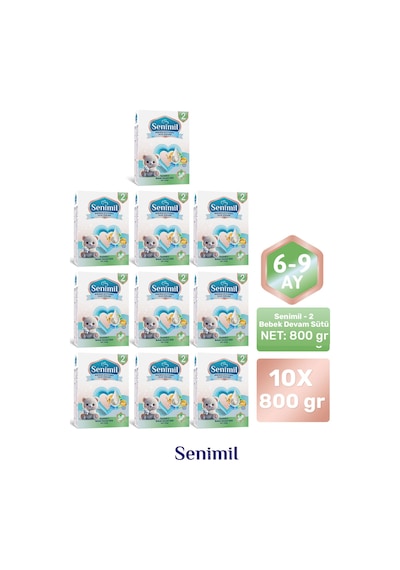 Senımıl 2 Bebek Sütü 800 G 10 Adet