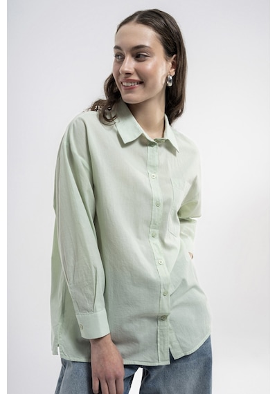Loft Regular Fit Kadın Gömlek Lf2036562 Ekru