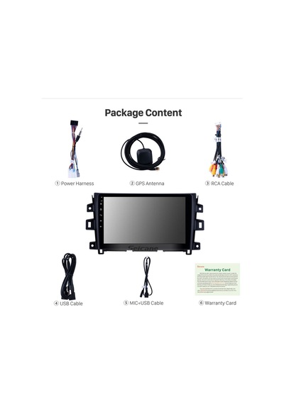 Nissan Navara 2018+ Uyumlu Multi Medya Navi Gasyon Usb Kamera Carplayer 4 Ram