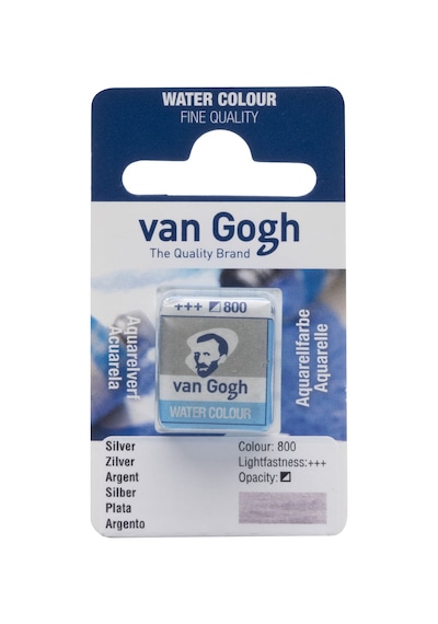 Van Gogh Watercolour Pan Silver 800 Çok Renkli